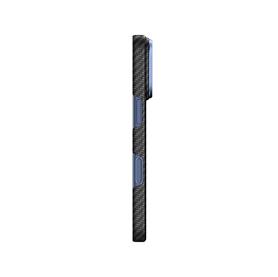 Apple iPhone 18 Pro Kılıf M-Safe Şarj Özellikli 1500D Aramid Fiber AmazingThing Titan Max SLens Serisi Kapak