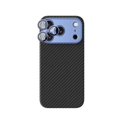 Apple iPhone 18 Pro Kılıf M-Safe Şarj Özellikli 1500D Aramid Fiber AmazingThing Titan Max SLens Serisi Kapak