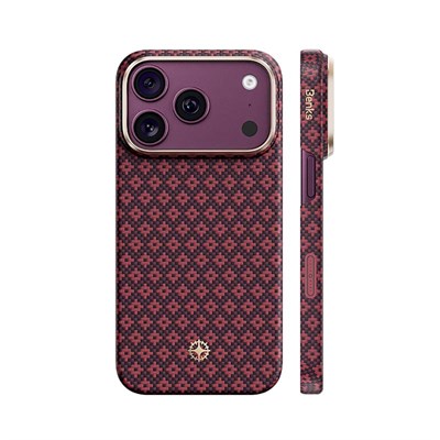 Apple iPhone 18 Pro Kılıf M-Safe Şarj Özellikli Benks ArmorAir ArmorGrid Serisi Yükseltilmiş Kamera Çerçevesi C1 Kevlar Karbon Kapak