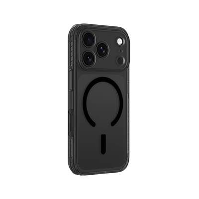 Apple iPhone 18 Pro Kılıf M-Safe Şarj Özellikli Airbag Tasarımlı AmazingThing Titan Pro Lens Serisi Kapak