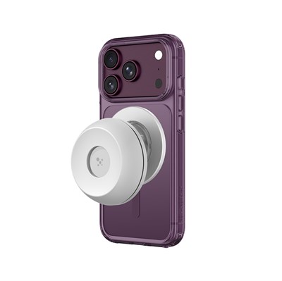 Apple iPhone 18 Pro Kılıf M-safe Özellikli AmazingThing Minimal Serisi Type-C Kulaklık ve Standlı Set