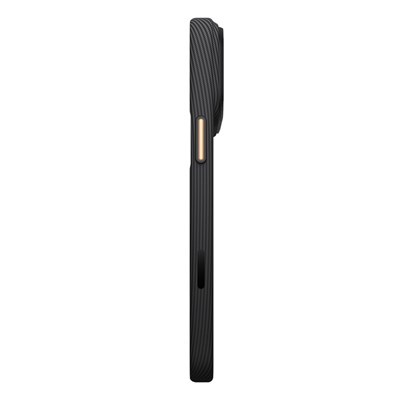 Apple iPhone 18 Pro Kılıf M-safe Şarj Özellikli Raptic Aramid Skin Reynis Serisi Karbon Kapak