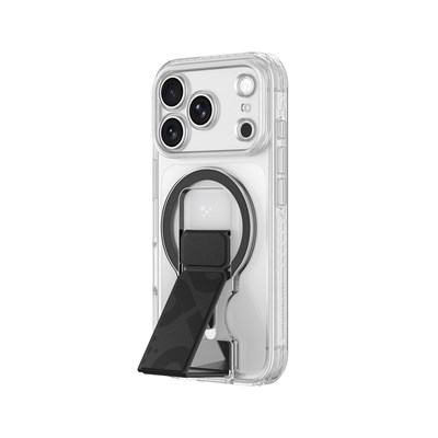 Apple iPhone 18 Pro Kılıf M-safe Şarj Özellikli Standlı Amazingthing Titan Pro Grip Stand Serisi Kapak