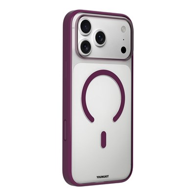 Apple iPhone 18 Pro Kılıf M-safe Şarj Özellikli Youngkit High Definition Serisi Kapak
