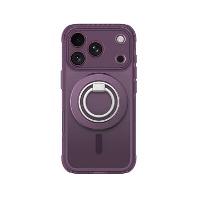 Apple iPhone 18 Pro Kılıf M-safe Şarj Özellikli Yüzük Standlı Amazingthing Titan Pro Grip Ring Serisi Kapak