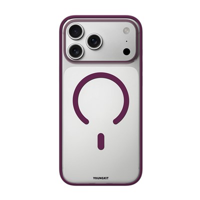 Apple iPhone 18 Pro Kılıf M-safe Şarj Özellikli Youngkit High Definition Serisi Kapak