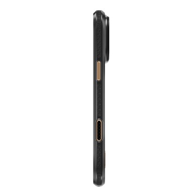Apple iPhone 18 Pro Kılıf M-safe Şarj Özellikli Metal Kamera Çerçeveli Raptic Aramid Dual Karbon Fiber Mondrian Serisi Kapak