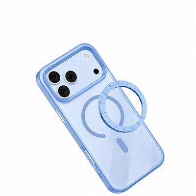 Apple iPhone 18 Pro Kılıf M-safe Şarj Özellikli Airbag Tasarımlı Mutural Mist Serisi Kapak