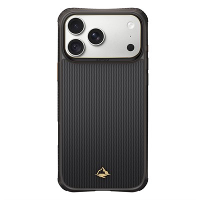 Apple iPhone 18 Pro Kılıf M-safe Şarj Özellikli Raptic Aramid Dual Reynis Serisi Karbon Kapak