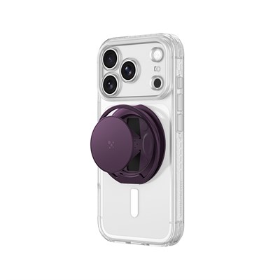 Apple iPhone 18 Pro Kılıf M-safe Şarj Özellikli Amazingthing Titan Pro Serisi Pop Ring Standlı Set