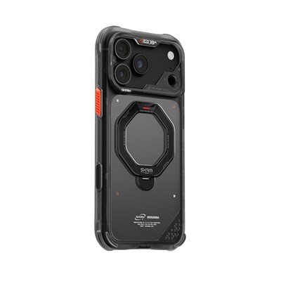 Apple iPhone 18 Pro Kılıf M-safe Şarj Özellikli Standlı Skinarma Saturn Kapak