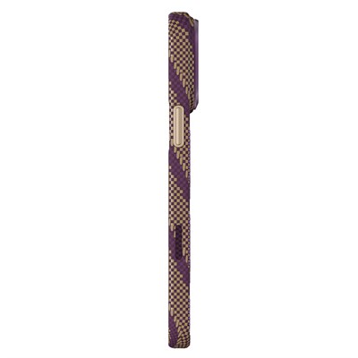 Apple iPhone 18 Pro Kılıf M-safe Şarj Özellikli Raptic Aramid Skin Scepter Serisi Karbon Kapak