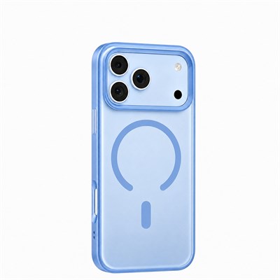 Apple iPhone 18 Pro Kılıf M-safe Şarj Özellikli Airbag Tasarımlı Mutural Mist Serisi Kapak