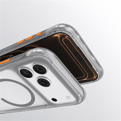 Apple iPhone 18 Pro Kılıf M-safe Şarj Özellikli Airbag Tasarımlı Mutural Air Shield Serisi Kapak