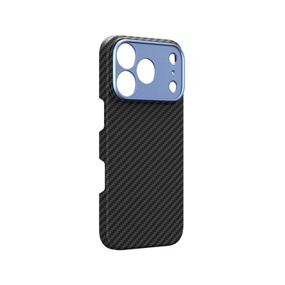 Apple iPhone 18 Pro Kılıf M-safe Şarj Özellikli 1500D Aramid Fiber Lens Korumalı Amazingthing Titan Max Serisi Karbon Kapak