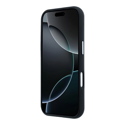 Apple iPhone 18 Pro Kılıf Mercedes Benz Orjinal Lisanslı M-safe Şarj Özellikli Metal Yıldız Logolu Çizgili Deri Kapak