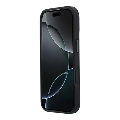 Apple iPhone 18 Pro Kılıf Mercedes Benz Orjinal Lisanslı M-safe Şarj Özellikli 3D Metal Logolu Crossed Lines Kapak