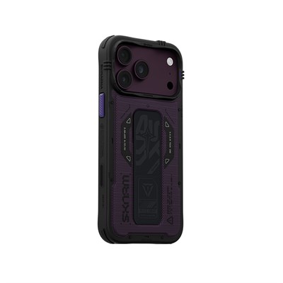 Apple iPhone 18 Pro Kılıf SkinArma M-safe Şarj Özellikli Airbag Tasarımlı Standlı Phantom Kapak