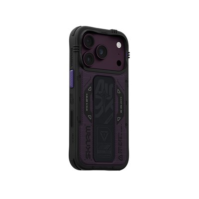 Apple iPhone 18 Pro Kılıf SkinArma M-safe Şarj Özellikli Airbag Tasarımlı Standlı Phantom Kapak