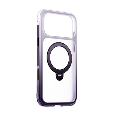 Apple iPhone 18 Pro Kılıf Wiwu AS-204 AeroShield Aurora Ultra Serisi M-safe Şarj Özellikli Airbag Tasarımlı Standlı Kapak