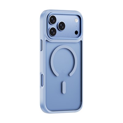 Apple iPhone 18 Pro Kılıf Wiwu FGG-012 ArmorPro Serisi M-safe Şarj Özellikli Parmak İzi Bırakmayan Kılıf