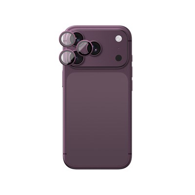 Apple iPhone 18 Pro Max Amazingthing Radix Vision Parlama Önleyici Kamera Lens Koruyucu + Kolay Uygulama Aparatlı