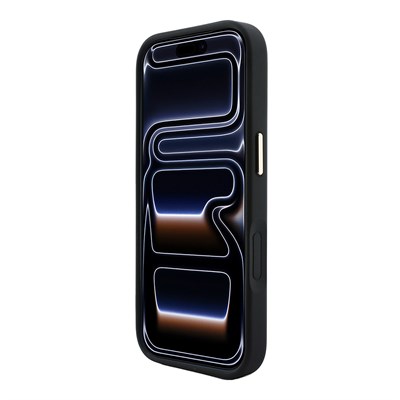 Apple iPhone 18 Pro Max Kılıf Guess Orjinal Lisanslı M-safe Şarj Özellikli Deri 4G Desenli Şeritli Yazı Logolu Kapak