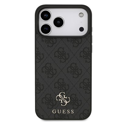 Apple iPhone 18 Pro Max Kılıf Guess Orjinal Lisanslı M-safe Şarj Özellikli Small 4G Classic Kapak