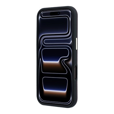 Apple iPhone 18 Pro Max Kılıf Guess Orjinal Lisanslı M-safe Şarj Özellikli PU Taşlı Metal 4G ve Yazı Logolu Kapak
