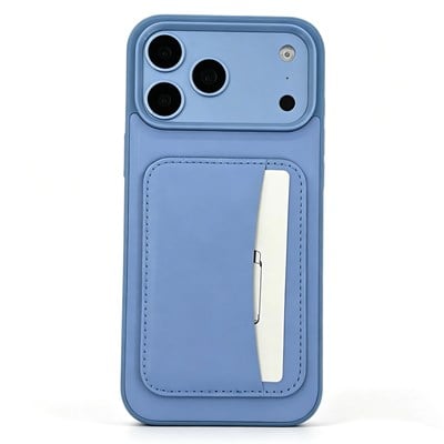 Apple iPhone 18 Pro Max Kılıf Kartlıklı Zore X-Kart Silikon Kapak
