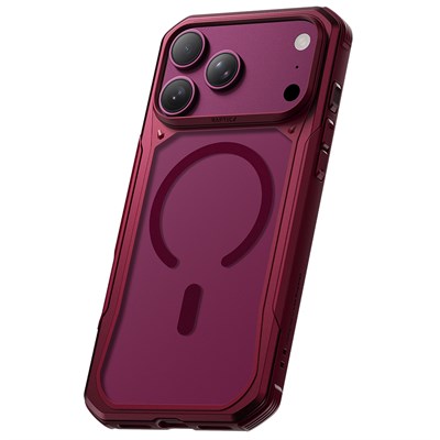 Apple iPhone 18 Pro Max Kılıf M-Safe Şarj Özellikli Raptic Shield Evo Serisi Airbagli Kapak