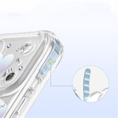 Apple iPhone 18 Pro Max Kılıf M-Safe Şarj Özellikli Zore Paris Elvo Sert PC Kapak