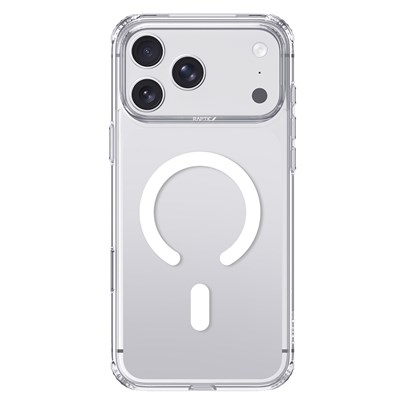 Apple iPhone 18 Pro Max Kılıf M-Safe Şarj Özellikli Raptic Air Clear Serisi Airbagli Kapak
