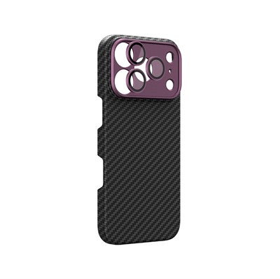 Apple iPhone 18 Pro Max Kılıf M-Safe Şarj Özellikli 1500D Aramid Fiber AmazingThing Titan Max SLens Serisi Kapak