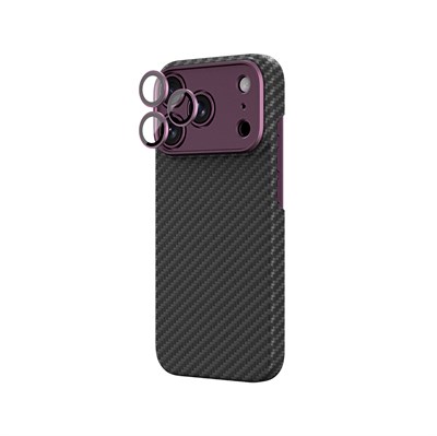 Apple iPhone 18 Pro Max Kılıf M-Safe Şarj Özellikli 1500D Aramid Fiber AmazingThing Titan Max SLens Serisi Kapak