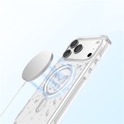 Apple iPhone 18 Pro Max Kılıf M-Safe Şarj Özellikli Zore Paris Mova Sert PC Kapak