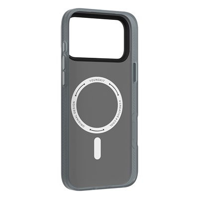 Apple iPhone 18 Pro Max Kılıf M-safe Şarj Özellikli Kamera Denetim Butonlu Youngkit Technology Serisi Kapak
