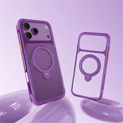 Apple iPhone 18 Pro Max Kılıf M-safe Şarj Özellikli Standlı Airbag Tasarımlı Mutural Air Shield Serisi Kapak
