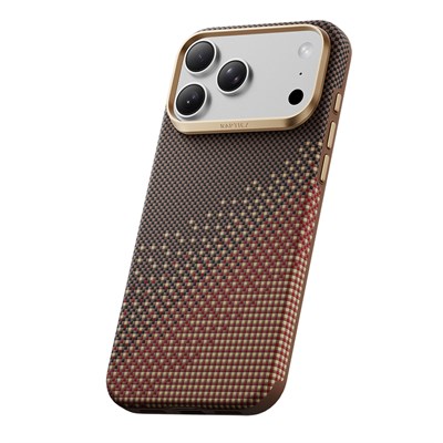 Apple iPhone 18 Pro Max Kılıf M-safe Şarj Özellikli Raptic Aramid Dual Ultra Serenity Serisi Karbon Kapak