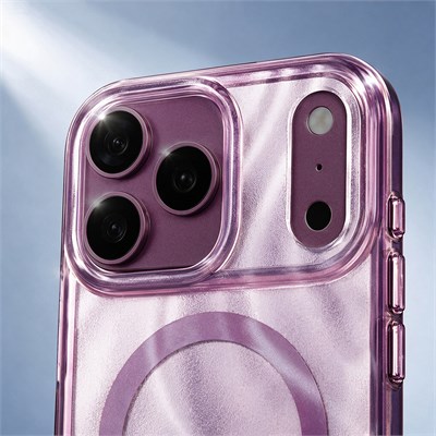 Apple iPhone 18 Pro Max Kılıf M-safe Şarj Özellikli Mutural Glow Desert Serisi Kapak