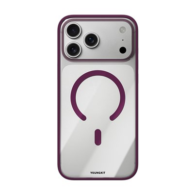 Apple iPhone 18 Pro Max Kılıf M-safe Şarj Özellikli Youngkit Clear Serisi Kapak