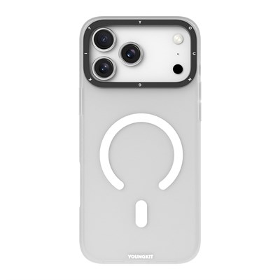 Apple iPhone 18 Pro Max Kılıf M-safe Şarj Özellikli Youngkit Hidden Sand Serisi Kapak