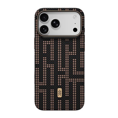 Apple iPhone 18 Pro Max Kılıf M-safe Şarj Özellikli Raptic Aramid Dual Ultra Grid Serisi Karbon Kapak