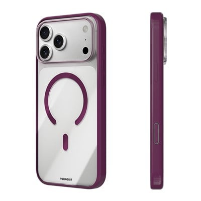 Apple iPhone 18 Pro Max Kılıf M-safe Şarj Özellikli Youngkit Clear Serisi Kapak