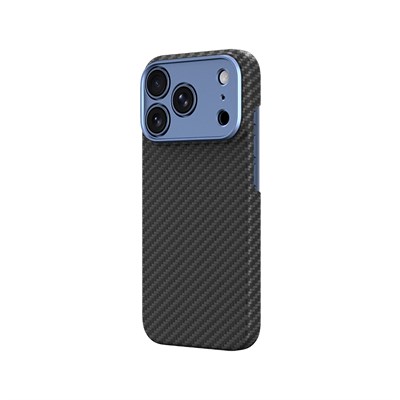 Apple iPhone 18 Pro Max Kılıf M-safe Şarj Özellikli 1500D Aramid Fiber Lens Korumalı Amazingthing Titan Max Serisi Karbon Kapak