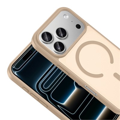 Apple iPhone 18 Pro Max Kılıf M-safe Şarj Özellikli Zore Babet Kapak