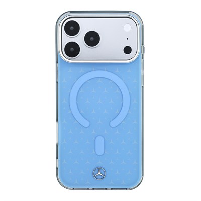 Apple iPhone 18 Pro Max Kılıf Mercedes Benz Orjinal Lisanslı M-safe Şarj Özellikli Çift Katmanlı Yıldız Desenli Sert PC Kapak