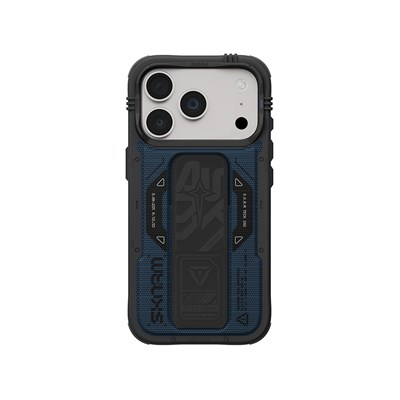 Apple iPhone 18 Pro Max Kılıf SkinArma M-safe Şarj Özellikli Airbag Tasarımlı Standlı Phantom Kapak