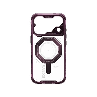 Apple iPhone 18 Pro Max Kılıf SkinArma M-safe Şarj Özellikli Airbag Tasarımlı Magma Kapak