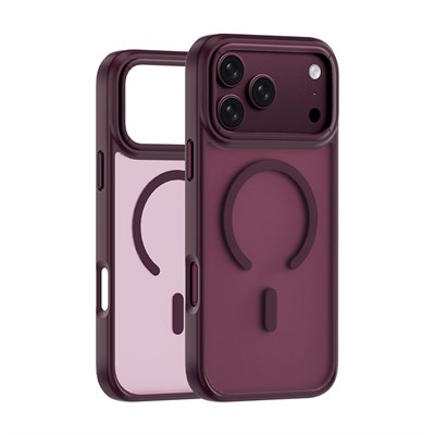 Apple iPhone 18 Pro Max Kılıf Wiwu FGG-012 ArmorPro Serisi M-safe Şarj Özellikli Parmak İzi Bırakmayan Kılıf
